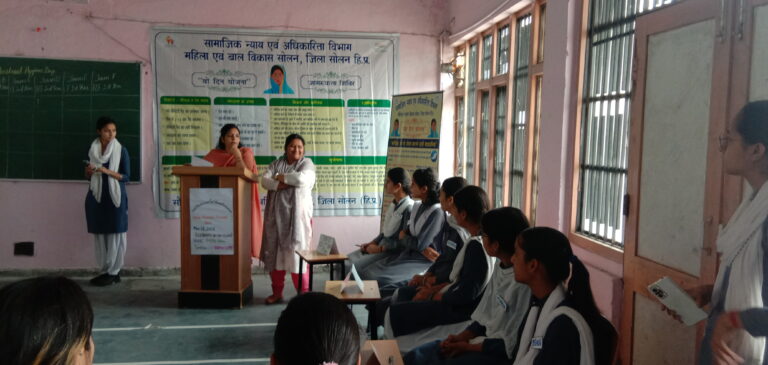 विश्व मासिक धर्म स्वच्छता दिवस के अवसर पर कार्यशाला आयोजित