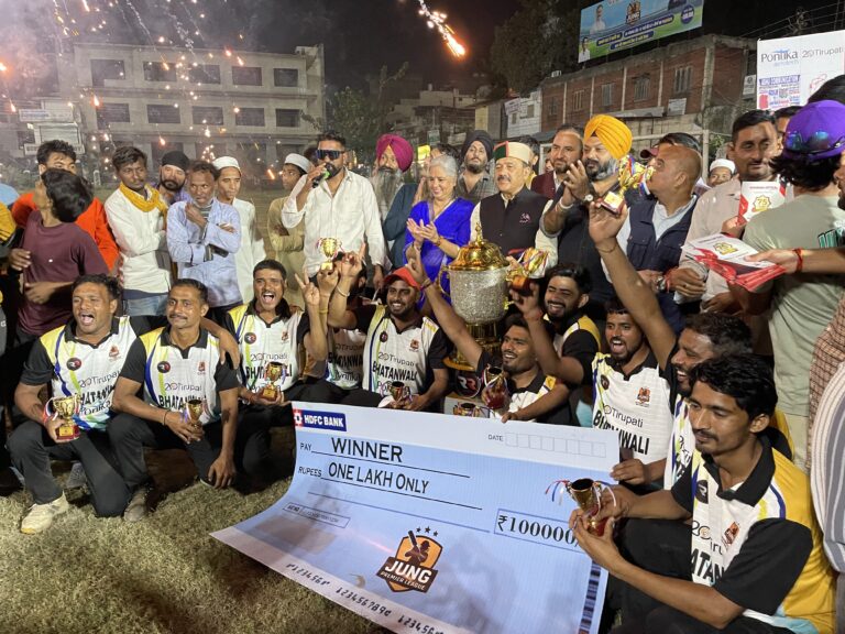 भाटावाली टीम ने जीता पहली जंग प्रीमियर लीग का खिताब