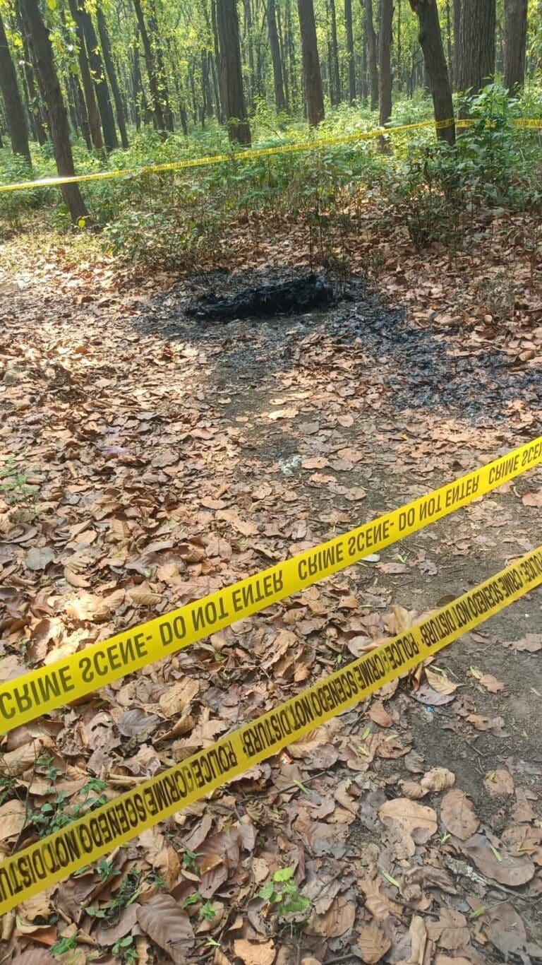 कोलर गाँव के जंगल में मिली महिला की जली हुई लाश, क्षेत्र में सनसनी