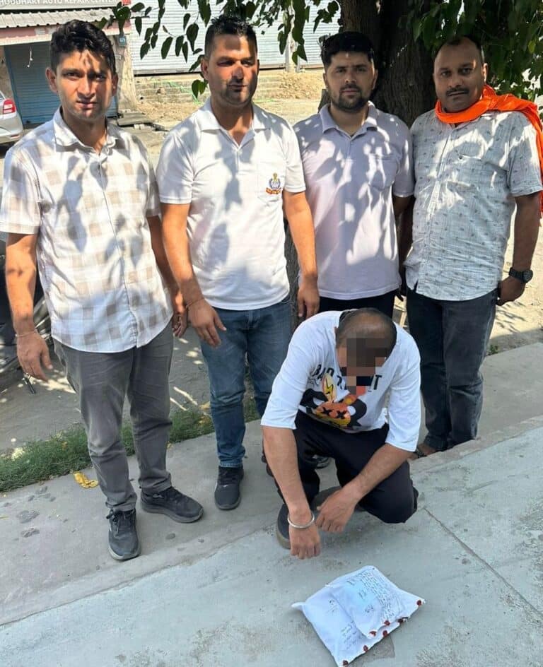 पांवटा साहिब में 7.62 ग्राम स्मैक के साथ शिलाई क्षेत्र का युवक गिरफ्तार