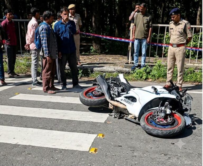 पांवटा साहिब-शिलाई मार्ग पर दर्दनाक हादसा, बाइक सवार युवक की मौत, दूसरा गंभीर