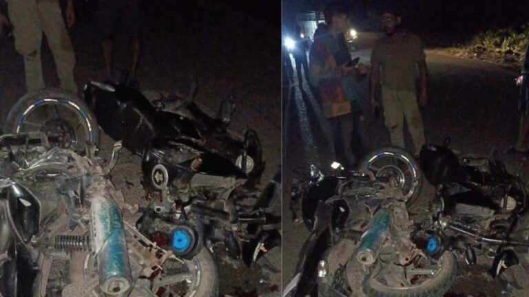 नाहन-कुमारहट्टी सड़क पर तेज रफ्तार दो बाइकों की जोरदार टक्कर, चार युवक सवार, घायलों का मेडिकल कॉलेज में उपचार जारी
